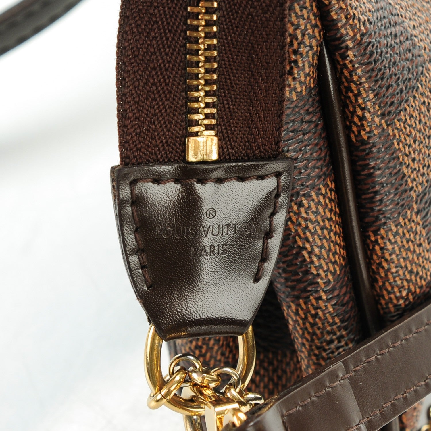 Louis Vuitton Damier Ebene Eva Clutch 6 of 8