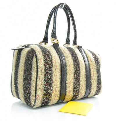 Fendi Sequin Wool Striped Forever Boston 2 of 13