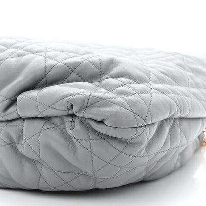 Christian Dior Lambskin Supple Macrocannage Ammi Bag Grey 10 of 10