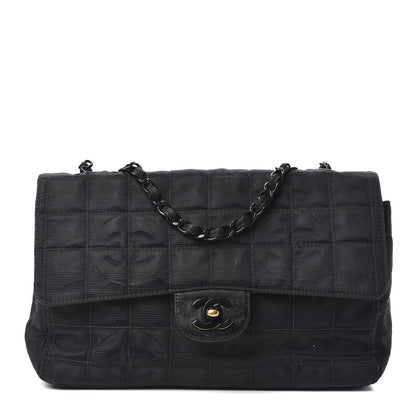 Chanel Nylon Medium Travel Flap Black 1 of 10