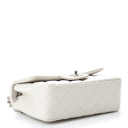 Chanel Caviar Quilted Mini Rectangular Flap Ivory 4 of 11