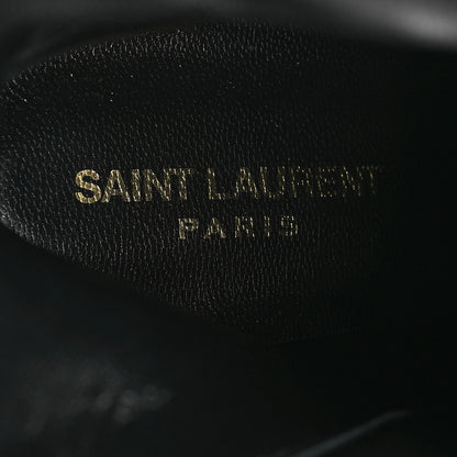 Saint Laurent Calfskin Mina Boots 95 38.5 Black 8 of 10