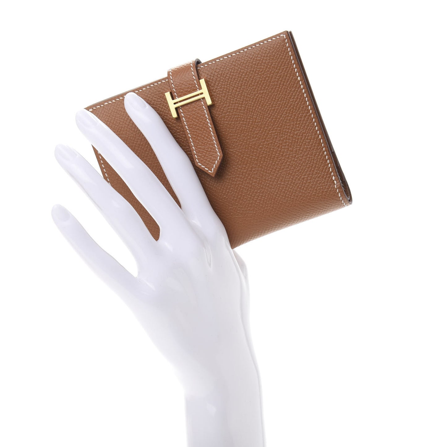 Epsom Bearn Compact Wallet Gold