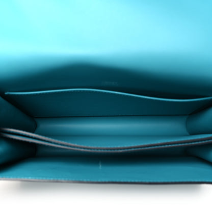 Hermes Ostrich Sac Roulis 23 Vert Verone 5 of 13