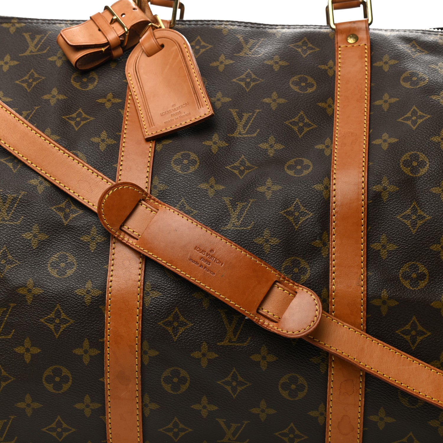 Louis Vuitton Monogram Keepall Bandouliere 60 8 of 13