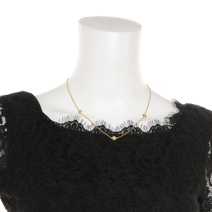 David Yurman 18k Yellow Gold Diamond Infinity Necklace 2 of 6