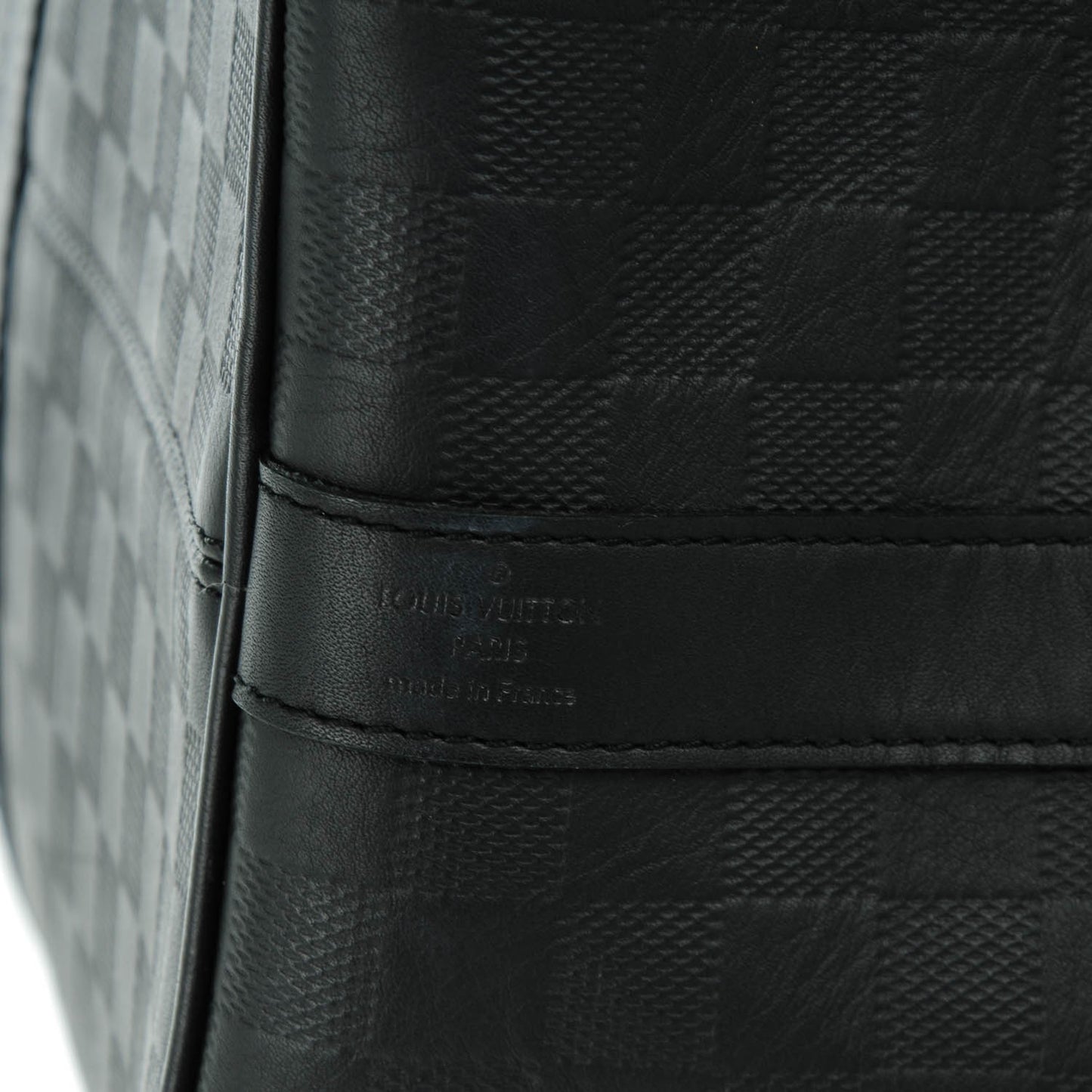 Damier Infini Keepall Bandouliere 45 Onyx