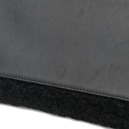 Chanel Shearling Large Deauville Tote Black 11 of 13