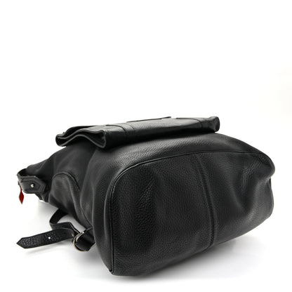 Christian Louboutin Calfskin Spikes Syd Backpack Black 4 of 9