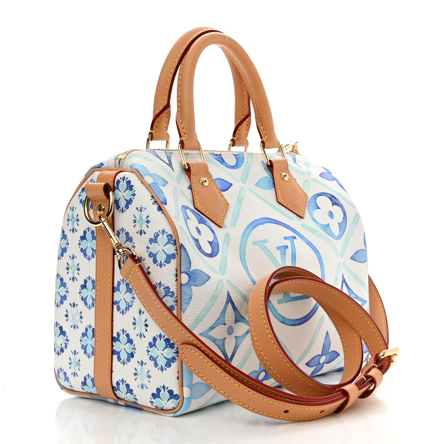 Monogram Tiles By The Pool Speedy Bandouliere 25 Lagoon Blue