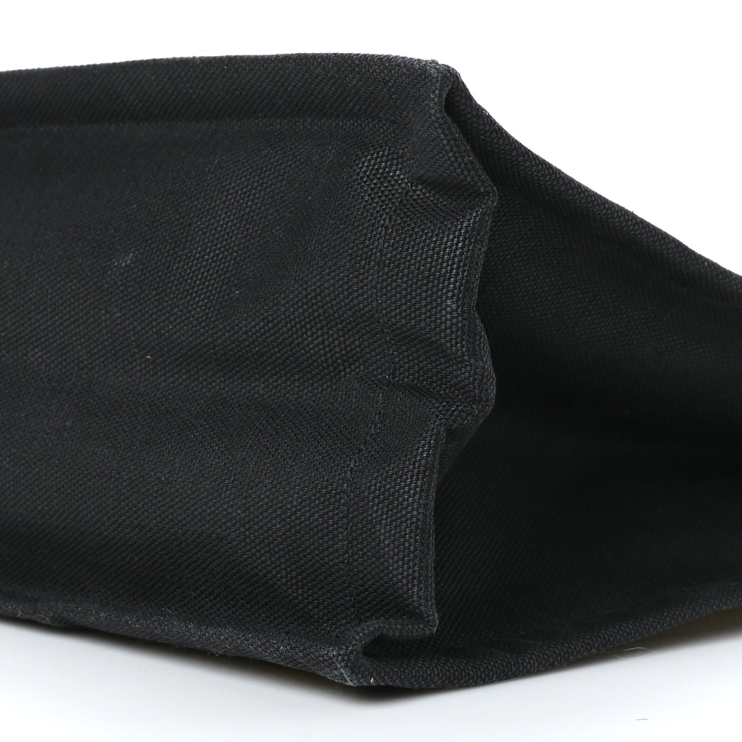 Raffia Linen Calfskin Rive Gauche Tote Naturale Black