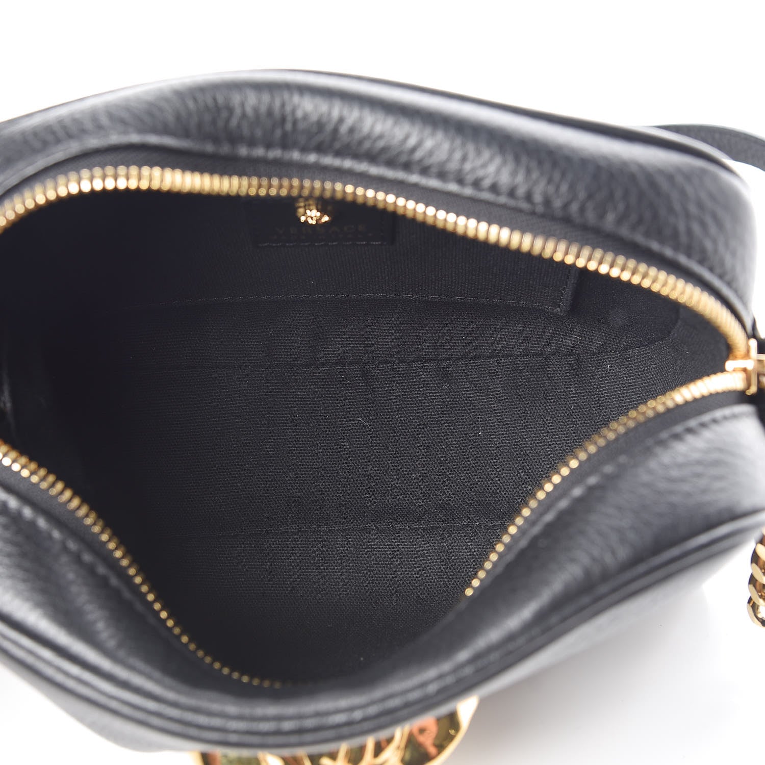 Versace Calfskin Palazzo Camera Bag Black 5 of 9
