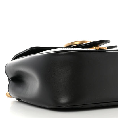 Gucci Calfskin Matelasse Mini GG Marmont Square Shoulder Bag Black 10 of 11
