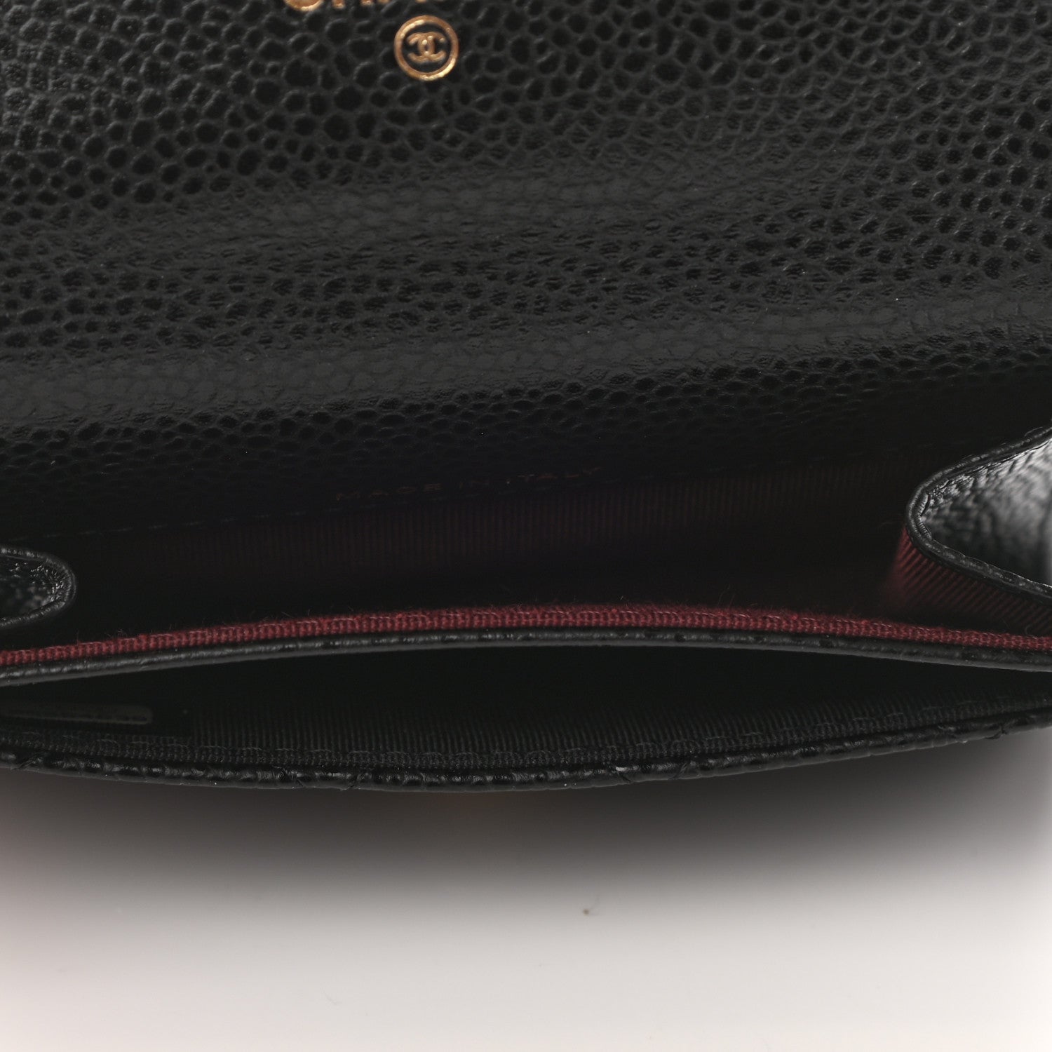 Chanel Caviar Quilted Flap Card Holder Black 8 of 8