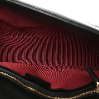 Gucci Lambskin Matelasse Medium GG Marmont Shoulder Bag Black 4 of 9