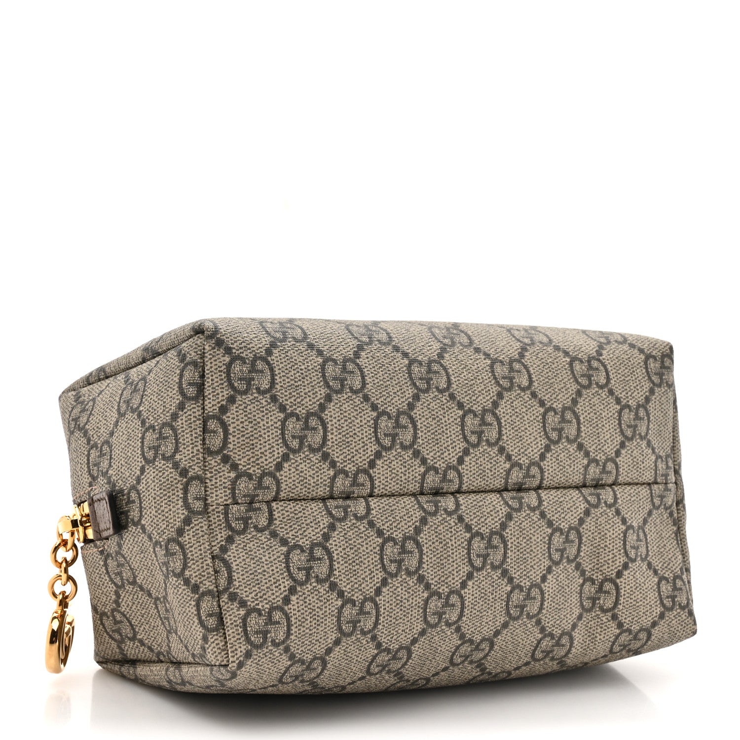 Gucci Soft GG Supreme Monogram Calfskin Medium Ophidia Cosmetic Case Beige Ebony New Acero 4 of 8