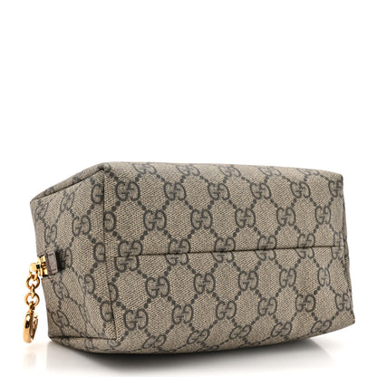 Gucci Soft GG Supreme Monogram Calfskin Medium Ophidia Cosmetic Case Beige Ebony New Acero 4 of 8