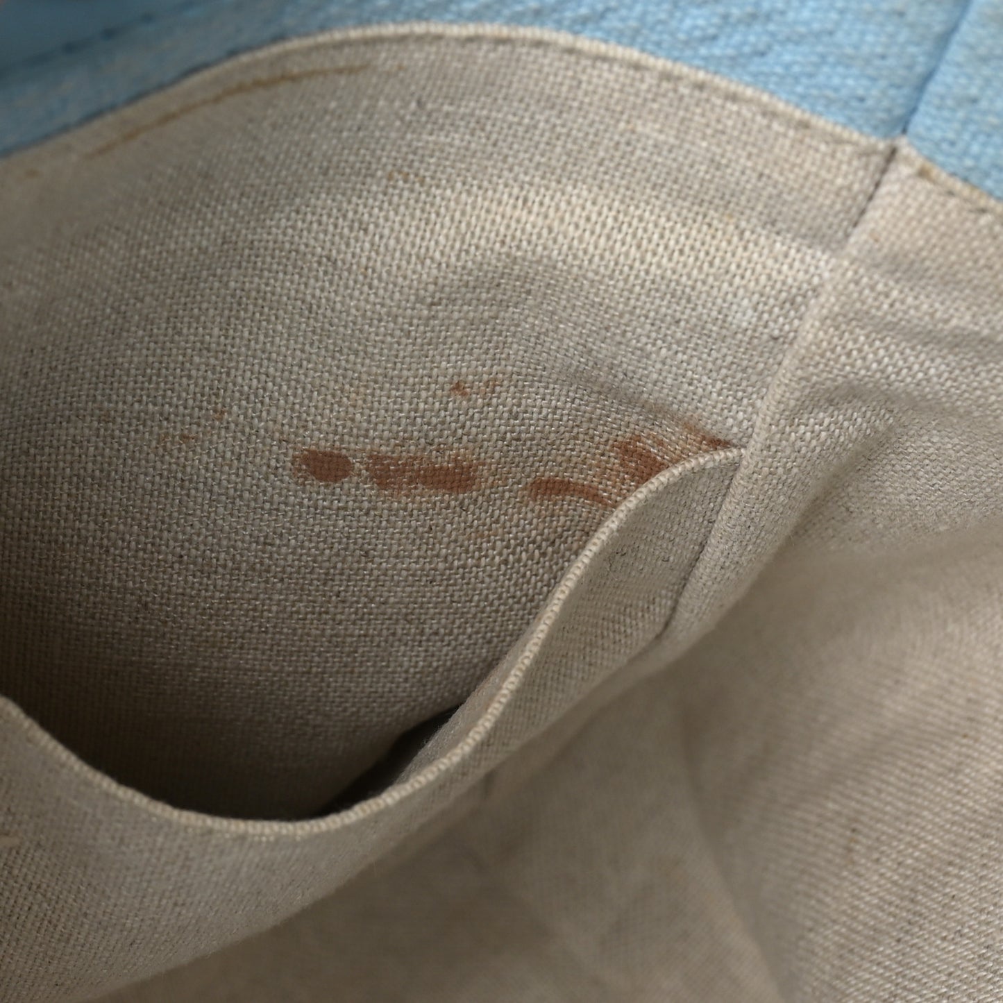 Mixed Fibers Small Deauville Tote Light Blue