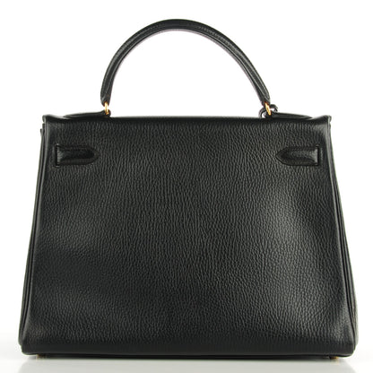 Hermes Ardennes Kelly Retourne 32 Black 3 of 20