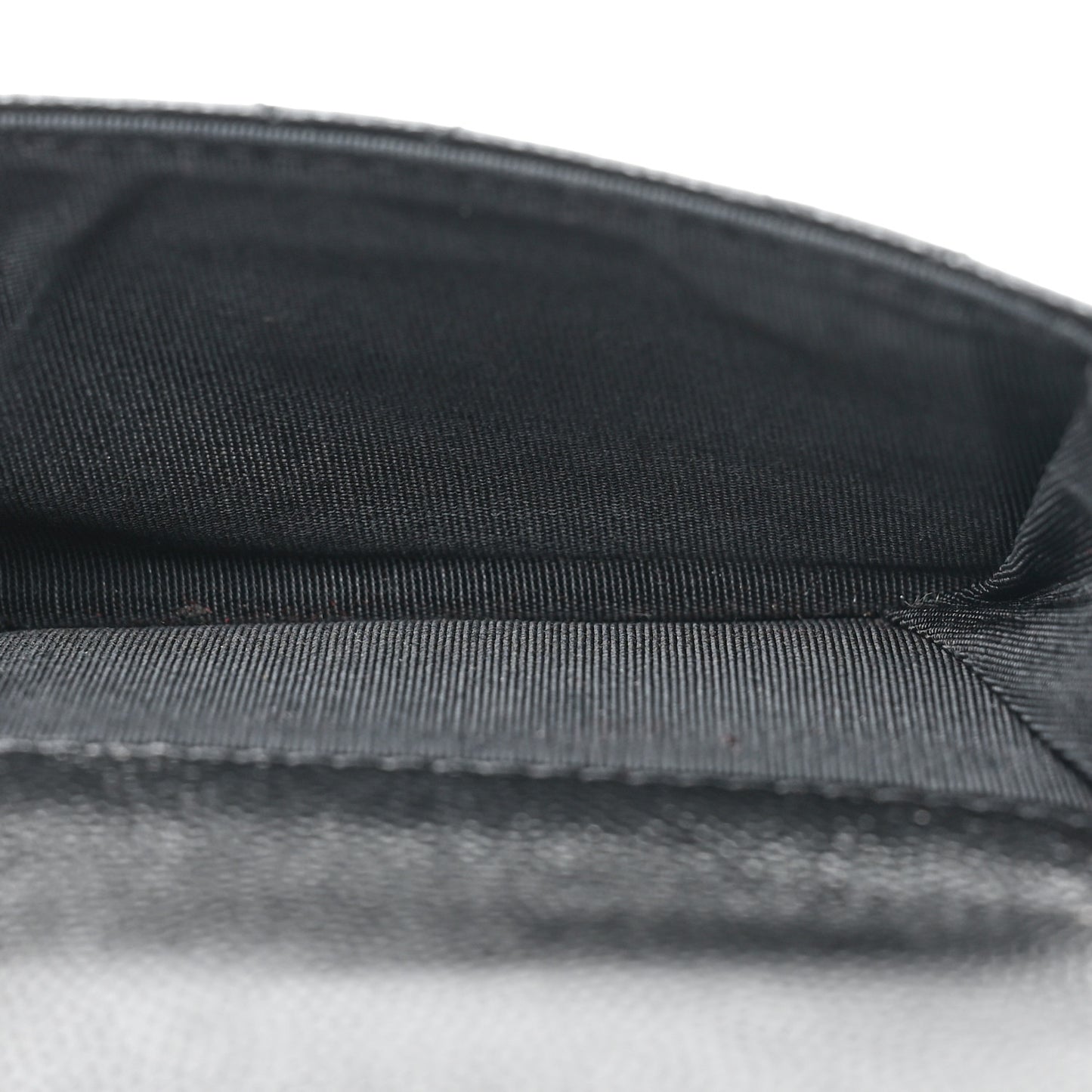 Caviar Quilted Pocket Twins Wallet On Chain WOC Black