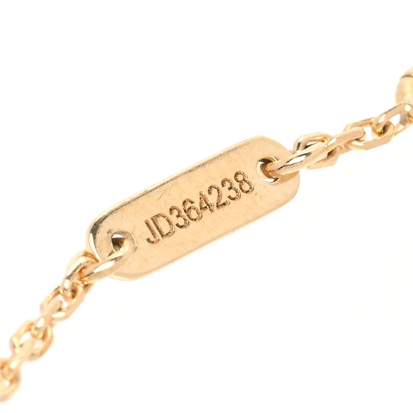 18K Yellow Gold Mother of Pearl Sweet Alhambra Bracelet