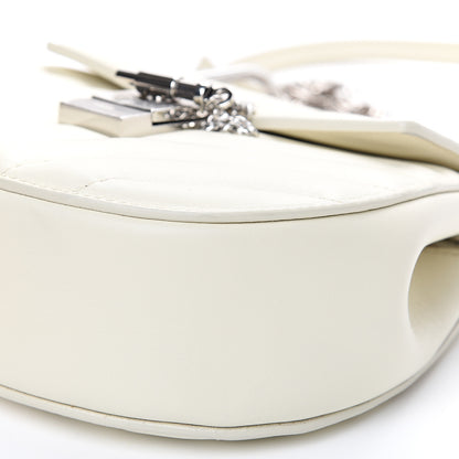 Chloe Calfskin Quilted Mini Drew Bijou Shoulder Bag Natural White 10 of 10