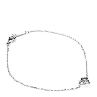 Tiffany Platinum Diamond Hearts Bracelet 1 of 7