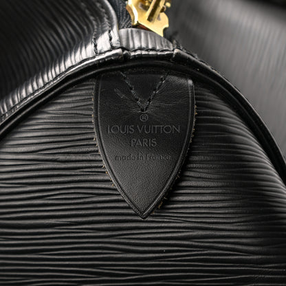 Louis Vuitton Epi Keepall 45 Black 5 of 13