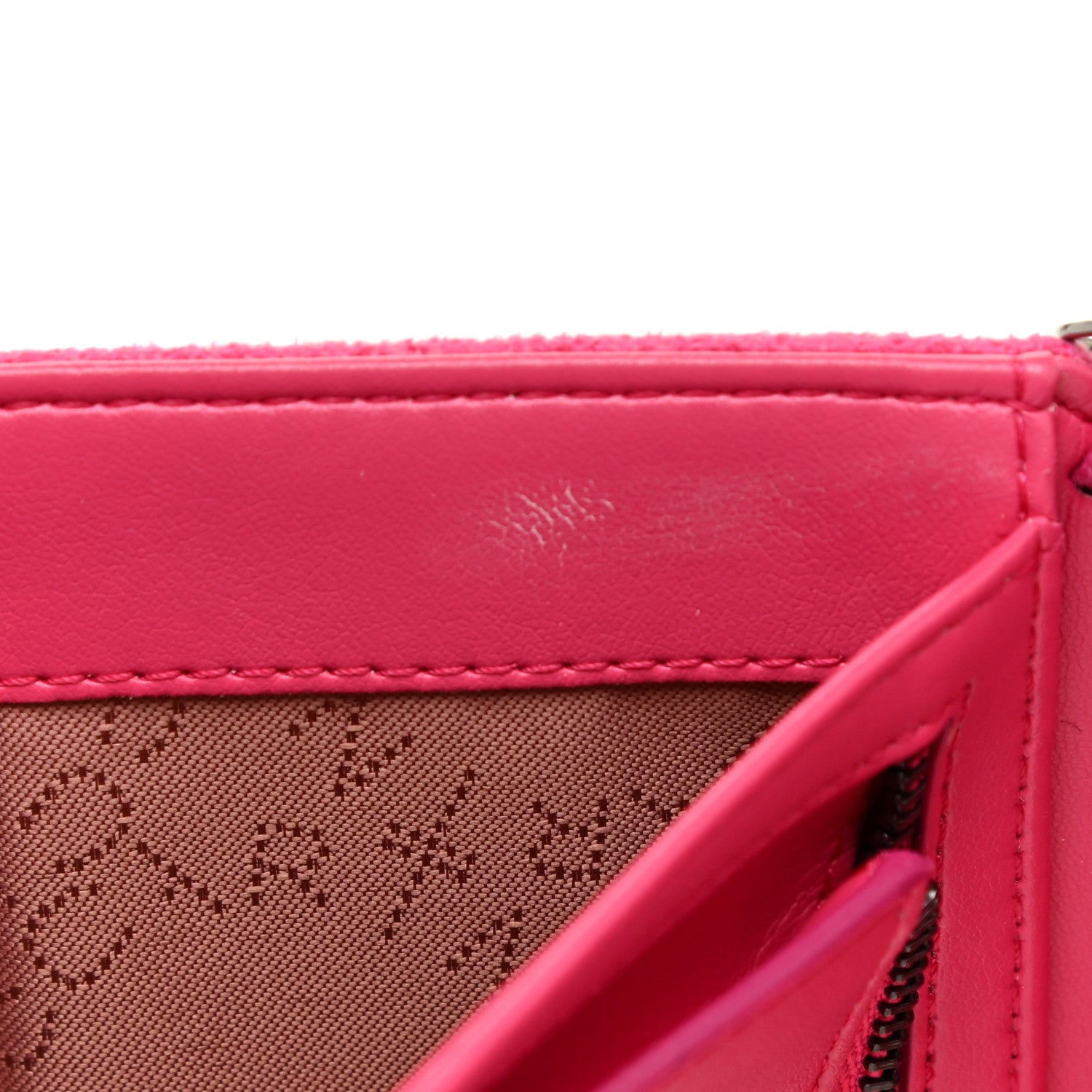 Stella McCartney Shaggy Deer Small Falabella Flap Wallet Hot Pink 10 of 11