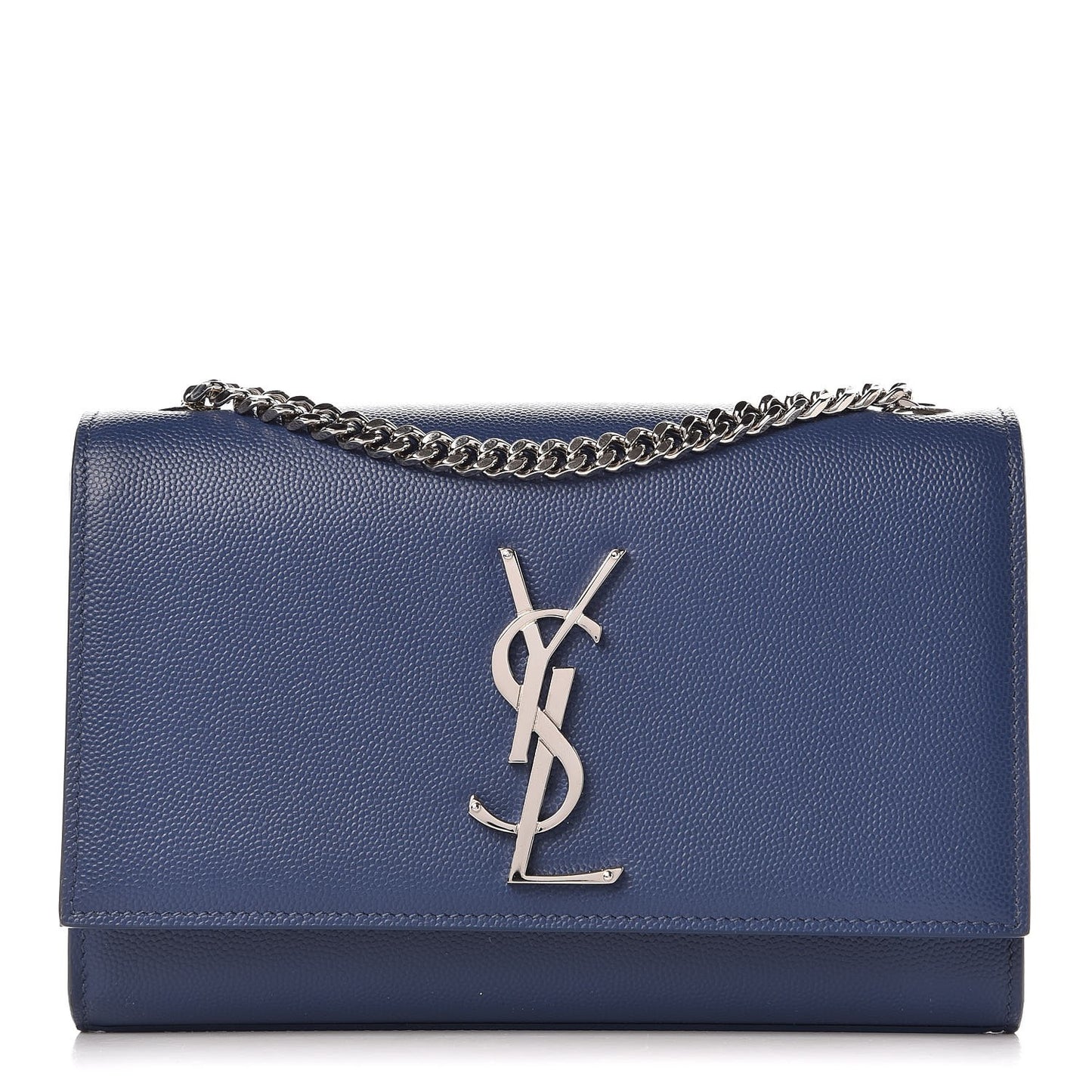 Grain De Poudre Small Classic Monogram Kate Satchel Denim