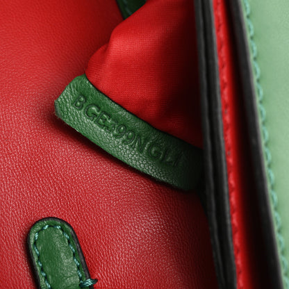 Valentino Garavani Nappa Rockstud Wristlet Clutch Emerald 7 of 16