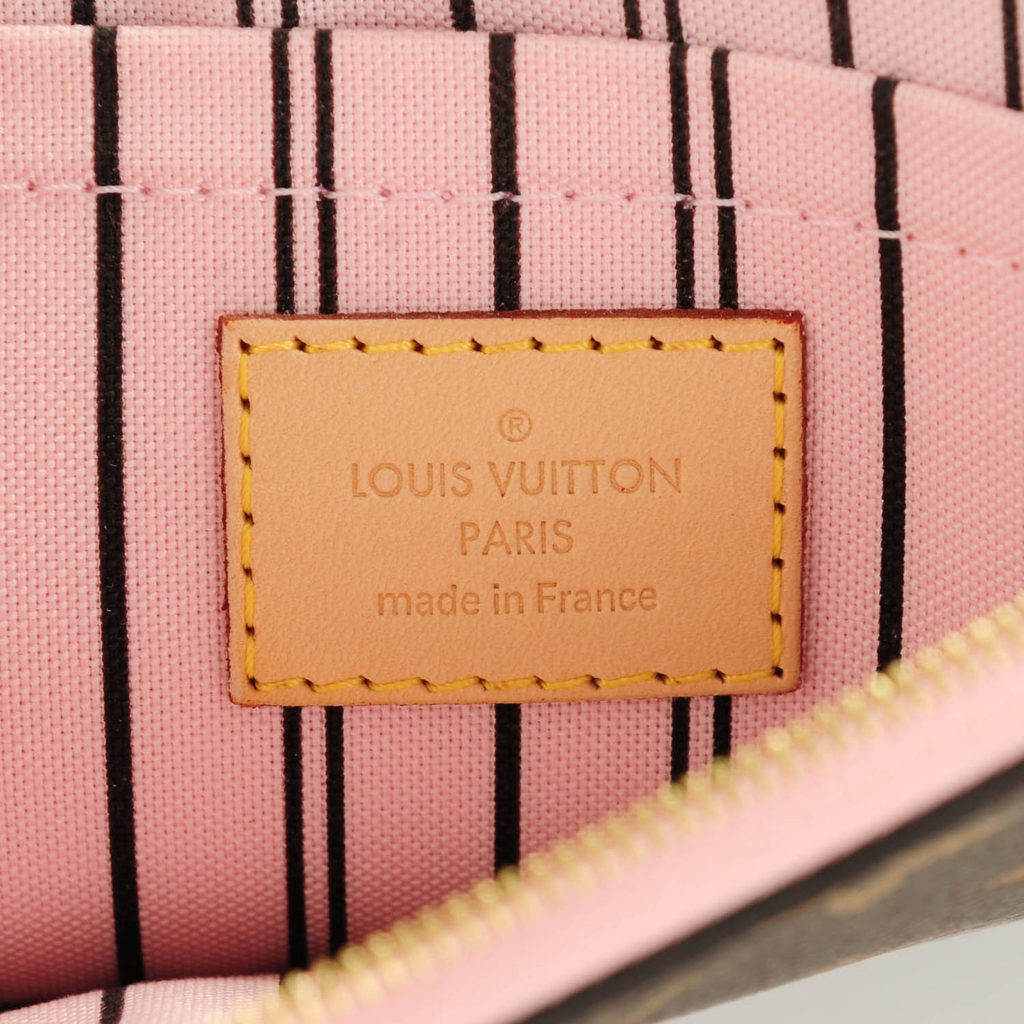 Monogram Neverfull MM GM Pochette Rose Ballerine