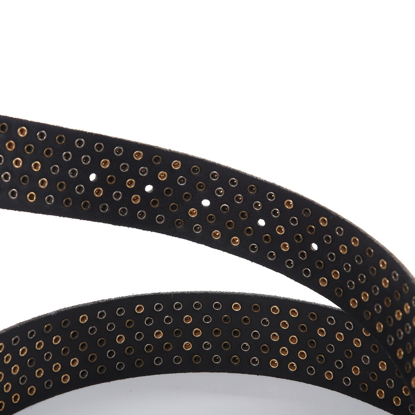 Calfskin Studded Feline Belt 100 40 Black