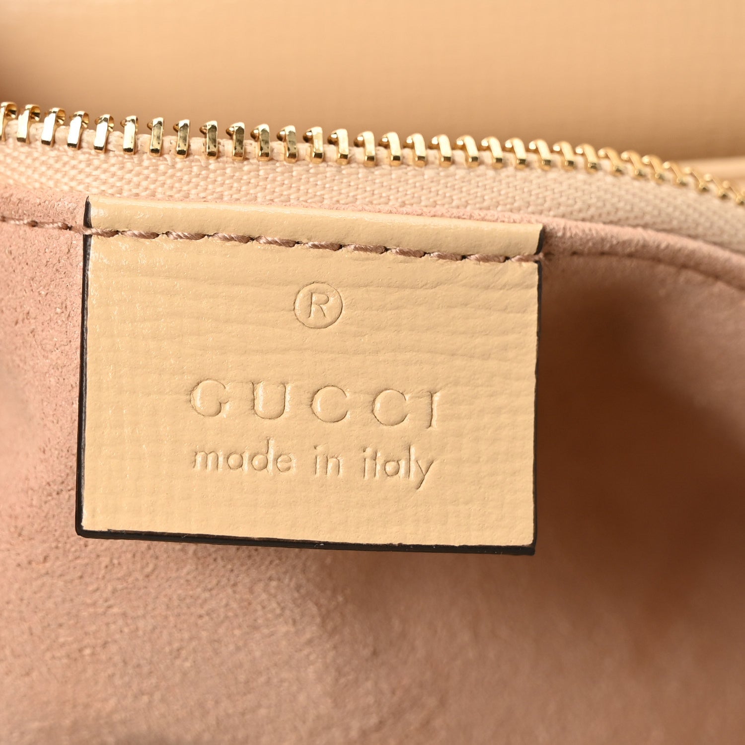 Gucci Azalea Calfskin Horsebit 1955 Shoulder Bag Bubble Tea 9 of 19