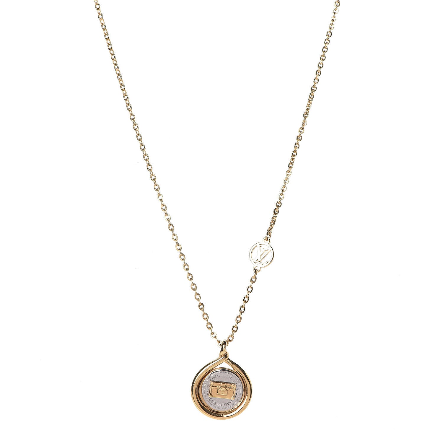 Louis Vuitton Lady Lucky Petite Malle Supple Necklace 1 of 6