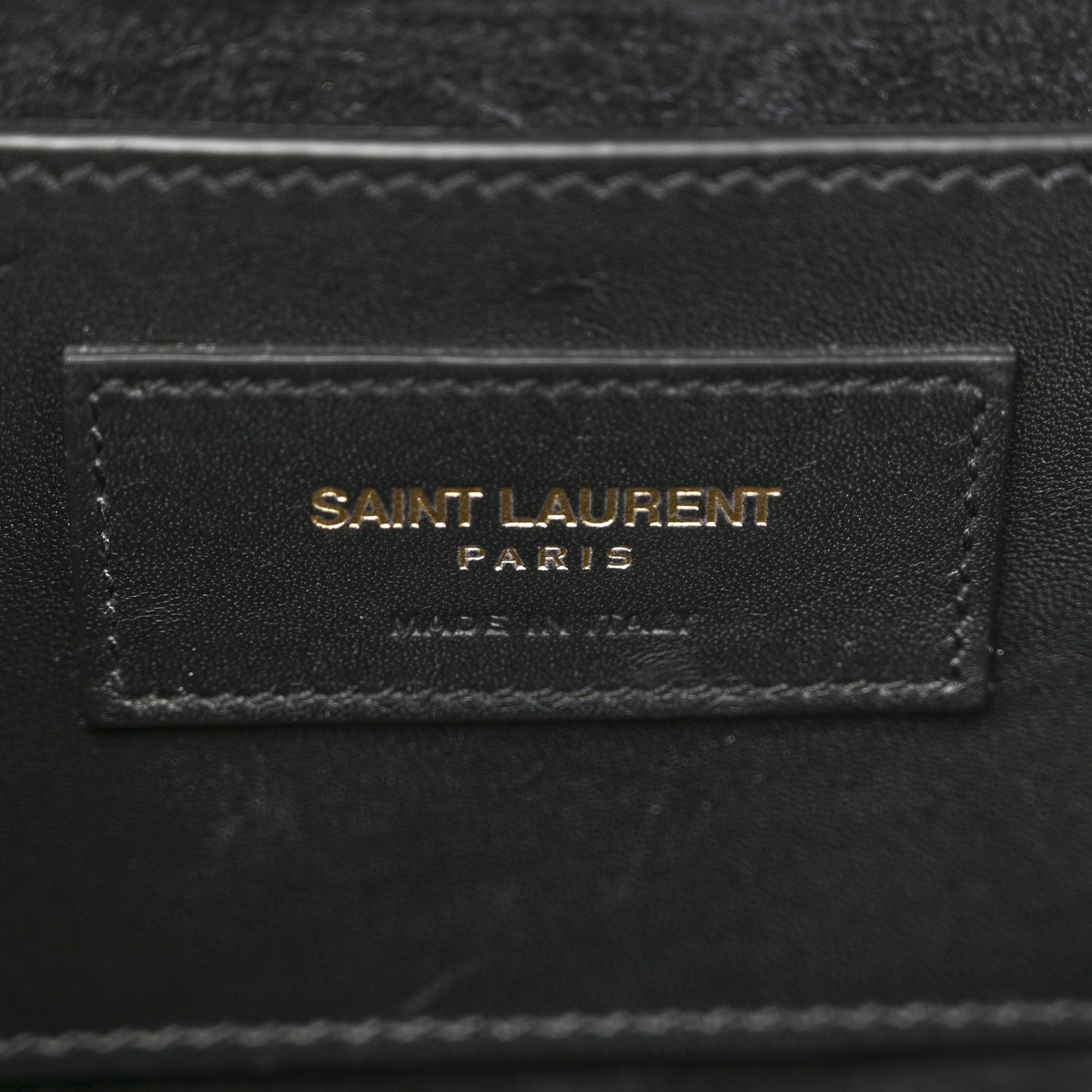 Smooth Calfskin Medium Classic Monogram Kate Tassel Satchel Black
