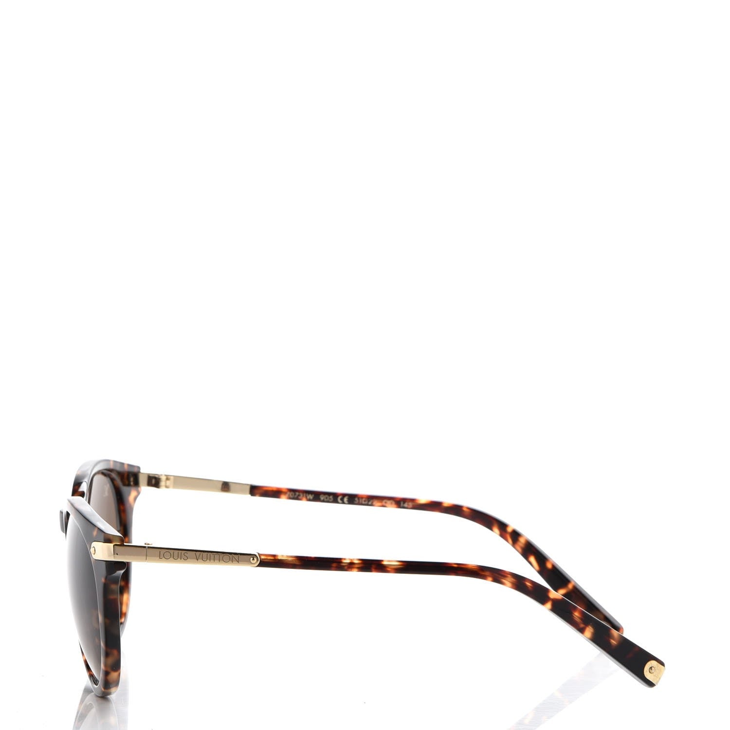 Louis Vuitton Rosemary Round Sunglasses Z0731W Tortoise 3 of 8