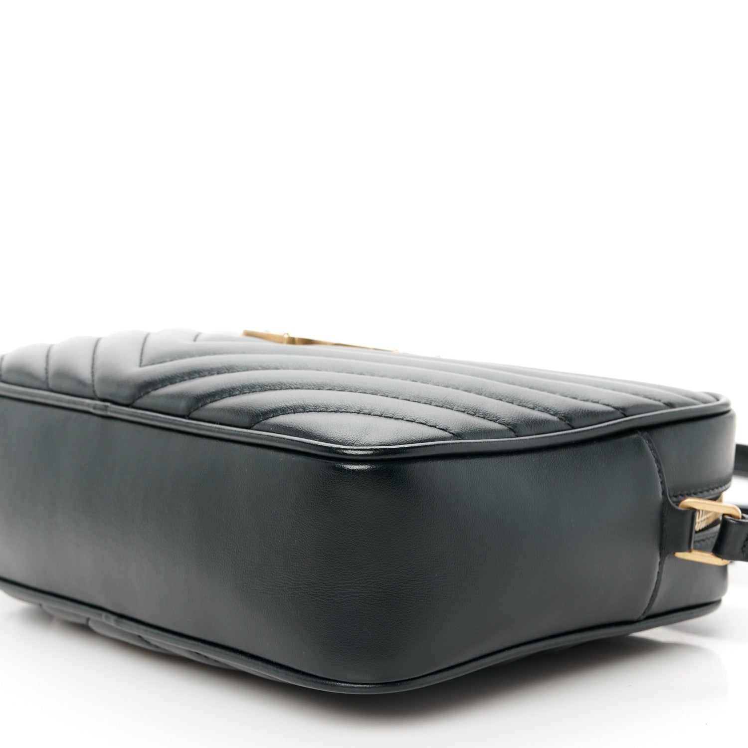 Saint Laurent Calfskin Matelasse Monogram Lou Camera Bag Black 10 of 10