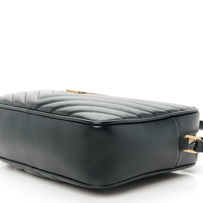 Saint Laurent Calfskin Matelasse Monogram Lou Camera Bag Black 10 of 10