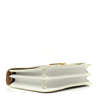 Burberry Calfskin Small TB Envelope Clutch Bag Chalk White Camel 4 of 13