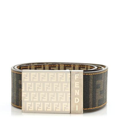 Fendi Zucca Logo Belt 80 32 Tobacco 1 of 6