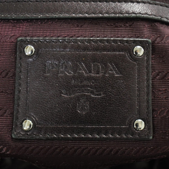 Prada Nappa Mordore Stripes Shoulder Bag Ribes 8 of 12