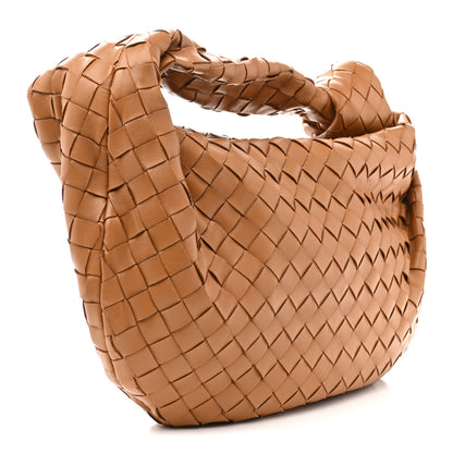 Bottega Veneta Nappa Intrecciato Teen Jodie Hobo Caramel 3 of 12