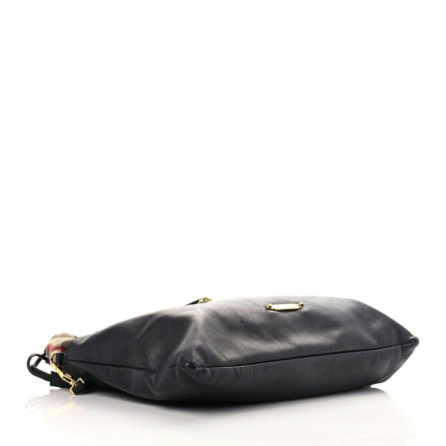 Calfskin House Check Big Crush Black