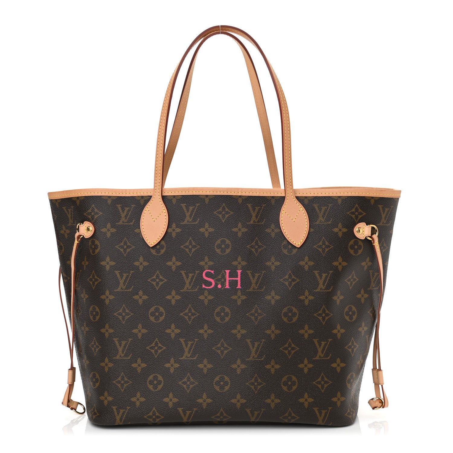 Louis Vuitton Monogram My LV Heritage Neverfull MM Pink Blue 1 of 9