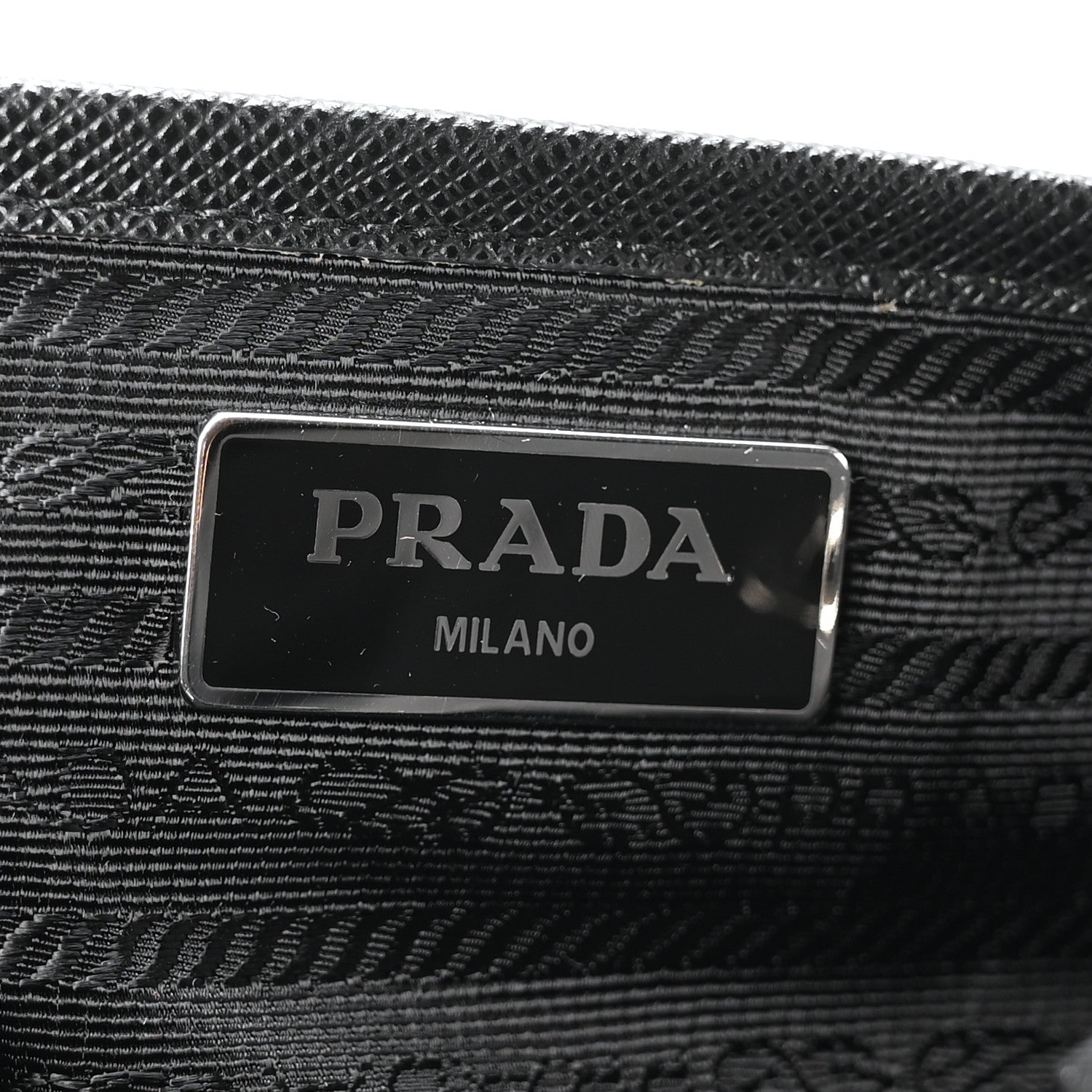 Prada Re-Nylon Vela Saffiano Medium Backpack Black 6 of 11