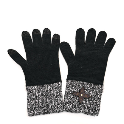 Louis Vuitton Wool Knit Galaxy LV Gloves Gris 2 of 4