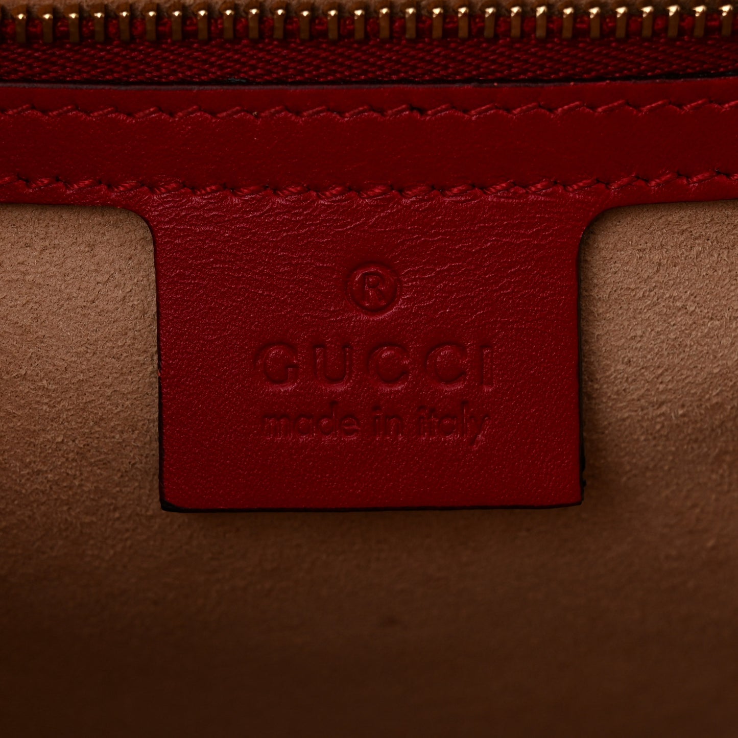 Guccissima Medium Padlock Shoulder Bag Hibiscus Red