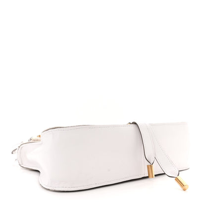 Chloe Canvas Calfskin Small Marcie Satchel White 4 of 22