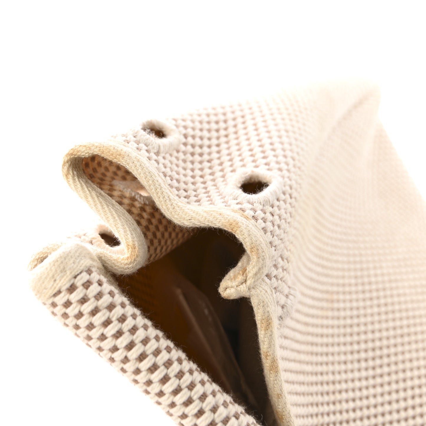 Toile Vache Calfskin Herbag 30 PM Backpack Natural